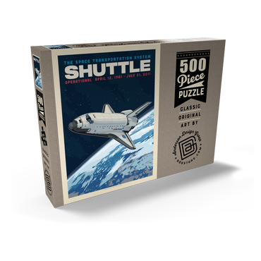 NASA 1981: Space Shuttle 500 Puzzle Schachtel Ansicht2
