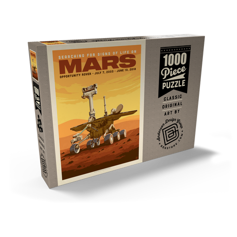 NASA 2003: Mars Opportunity Rover 1000 Puzzle Schachtel Ansicht2