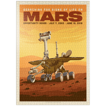 puzzleplate NASA 2003: Mars Opportunity Rover 1000 Puzzle
