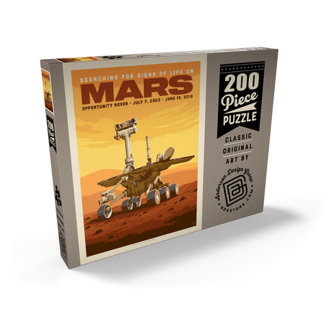 NASA 2003: Mars Opportunity Rover 200 Puzzle Schachtel Ansicht2