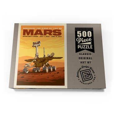 NASA 2003: Mars Opportunity Rover 500 Puzzle Schachtel Ansicht3
