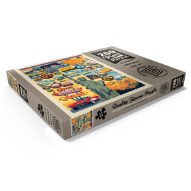 Alternative Darstellung des Puzzle-Motivs American Travel: USA Collage – Puzzleteile: 200