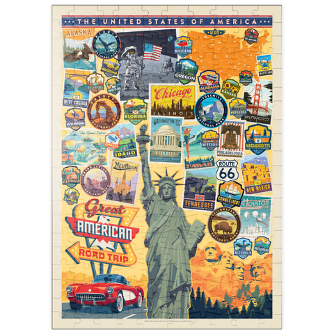 puzzleplate American Travel: USA Collage 200 Puzzle