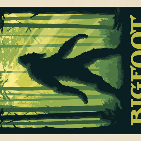 Bigfoot: The Missing Link 1000 Puzzle 3D Modell