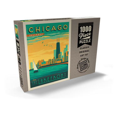 Chicago: Lakefront 1000 Puzzle Schachtel Ansicht2