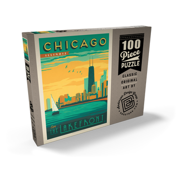 Chicago: Lakefront 100 Puzzle Schachtel Ansicht2