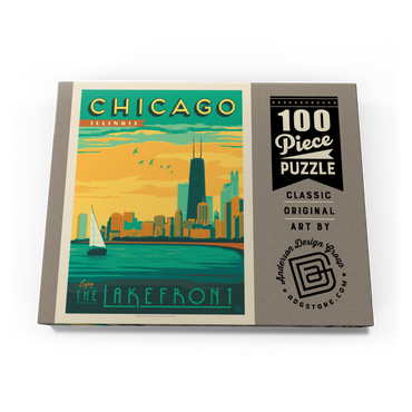 Chicago: Lakefront 100 Puzzle Schachtel Ansicht3