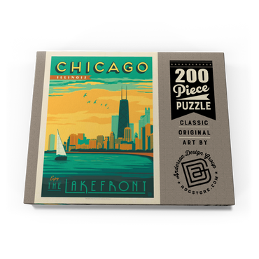Chicago: Lakefront 200 Puzzle Schachtel Ansicht3