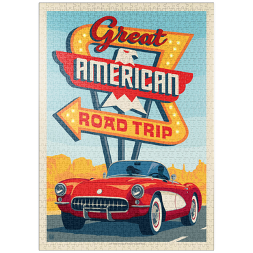 puzzleplate Great American Road Trip 1000 Puzzle