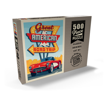 Great American Road Trip 500 Puzzle Schachtel Ansicht2