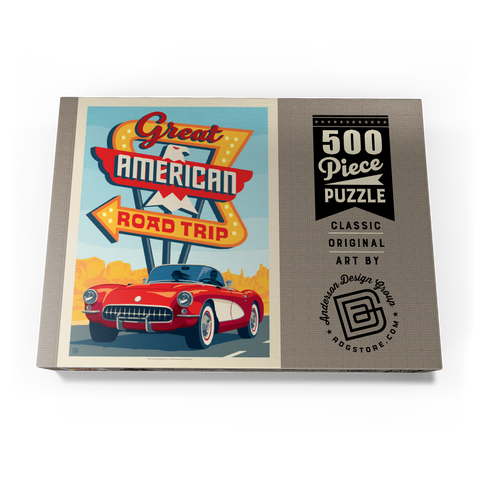 Great American Road Trip 500 Puzzle Schachtel Ansicht3