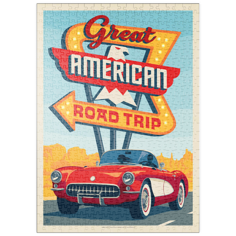puzzleplate Great American Road Trip 500 Puzzle