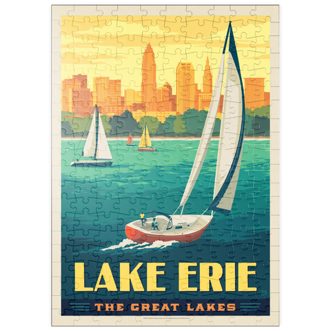 puzzleplate Great Lakes: Lake Erie 200 Puzzle