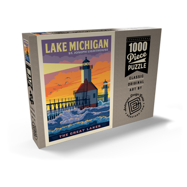 Great Lakes: Lake Michigan 1000 Puzzle Schachtel Ansicht2