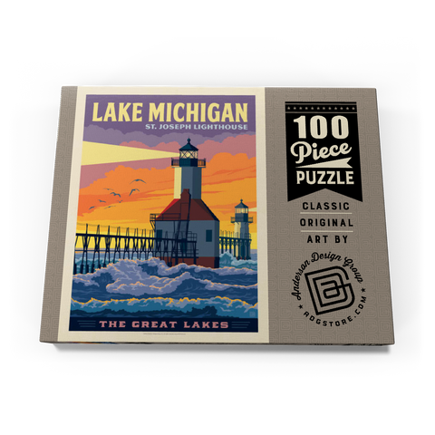 Great Lakes: Lake Michigan 100 Puzzle Schachtel Ansicht3