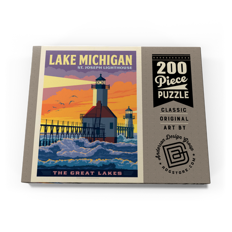 Great Lakes: Lake Michigan 200 Puzzle Schachtel Ansicht3