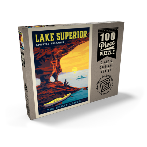 Great Lakes: Lake Superior 100 Puzzle Schachtel Ansicht2