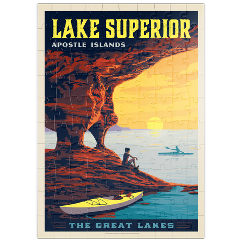 puzzleplate Great Lakes: Lake Superior 100 Puzzle