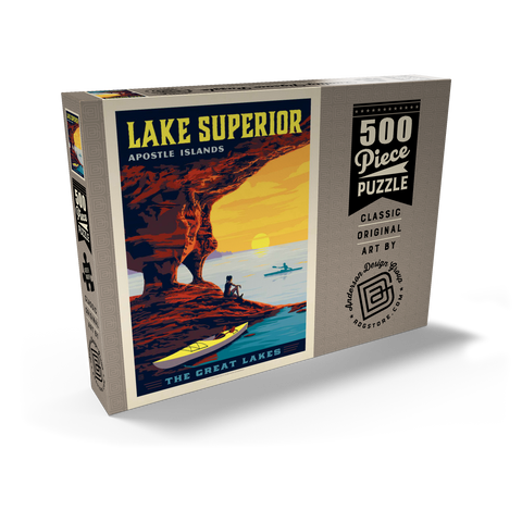 Great Lakes: Lake Superior 500 Puzzle Schachtel Ansicht2