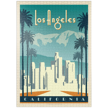puzzleplate Los Angeles Skyline 1000 Puzzle