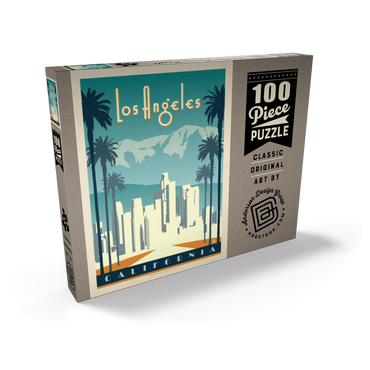 Los Angeles Skyline 100 Puzzle Schachtel Ansicht2