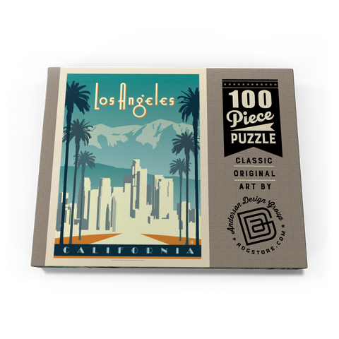 Los Angeles Skyline 100 Puzzle Schachtel Ansicht3