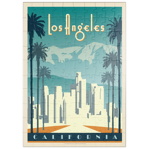 puzzleplate Los Angeles Skyline 100 Puzzle