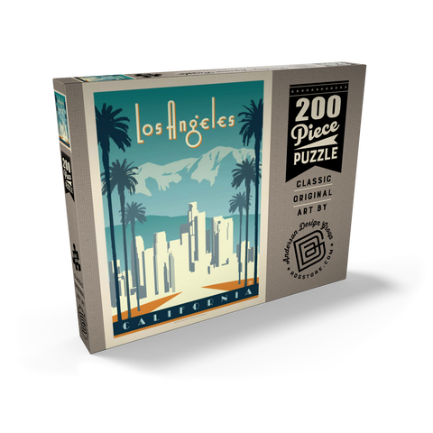 Los Angeles Skyline 200 Puzzle Schachtel Ansicht2