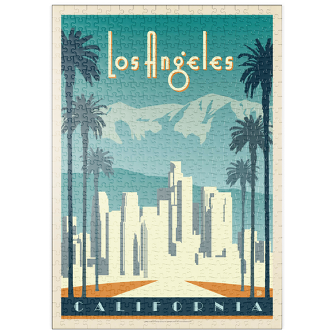 puzzleplate Los Angeles Skyline 500 Puzzle