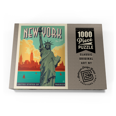 New York City: Lady Liberty 1000 Puzzle Schachtel Ansicht3