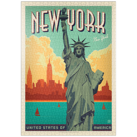 puzzleplate New York City: Lady Liberty 1000 Puzzle
