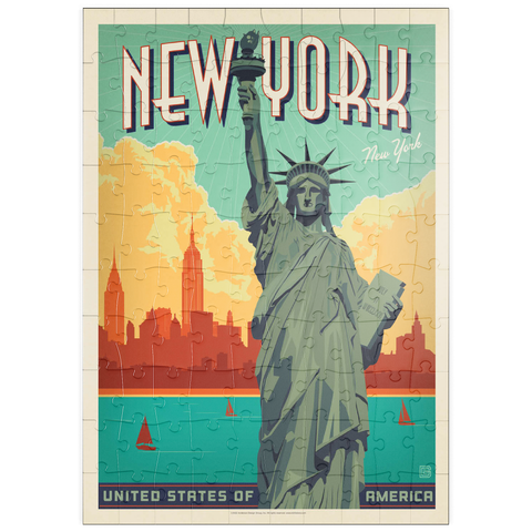 puzzleplate New York City: Lady Liberty 100 Puzzle