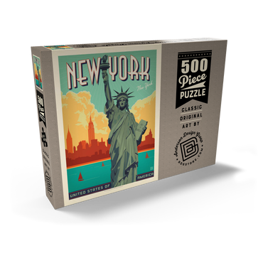 New York City: Lady Liberty 500 Puzzle Schachtel Ansicht2