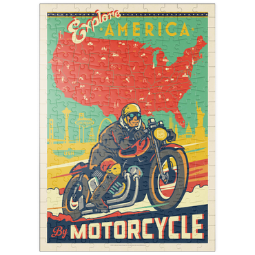 puzzleplate Explore America by Motorcycle 200 Puzzle