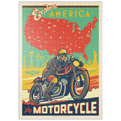 puzzleplate Explore America by Motorcycle 500 Puzzle