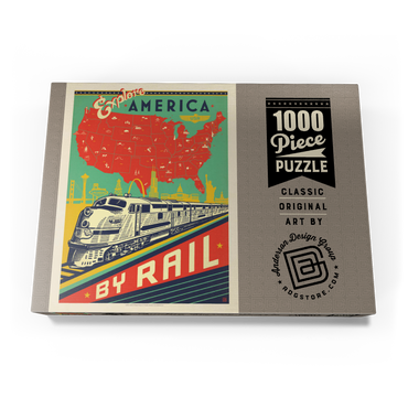 Explore America By Rail 1000 Puzzle Schachtel Ansicht3
