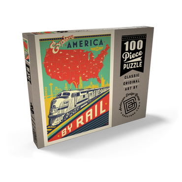 Explore America By Rail 100 Puzzle Schachtel Ansicht2