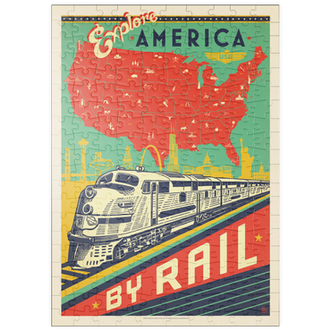 puzzleplate Explore America By Rail 200 Puzzle