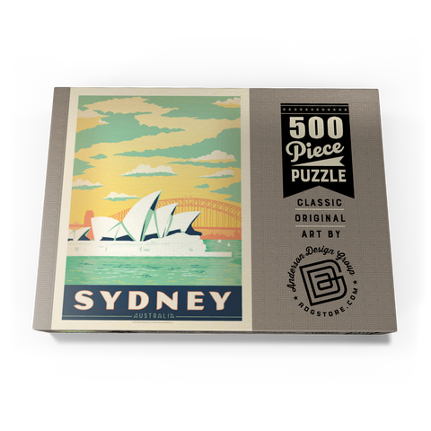 Australia: Sydney Harbor 500 Puzzle Schachtel Ansicht3