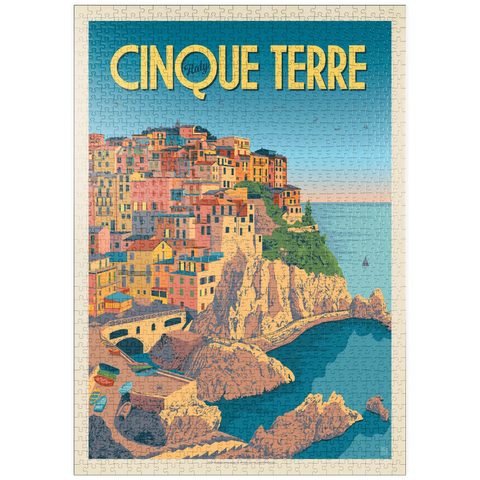 puzzleplate Italy: Cinque Terre 1000 Puzzle