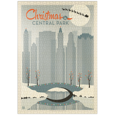 puzzleplate Christmas in Central Park 1000 Puzzle