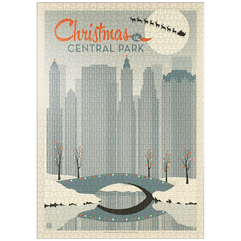 puzzleplate Christmas in Central Park 1000 Puzzle