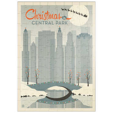 puzzleplate Christmas in Central Park 100 Puzzle