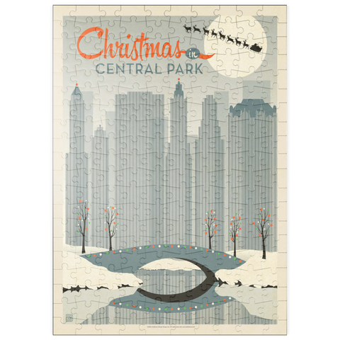 puzzleplate Christmas in Central Park 200 Puzzle