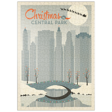 puzzleplate Christmas in Central Park 500 Puzzle