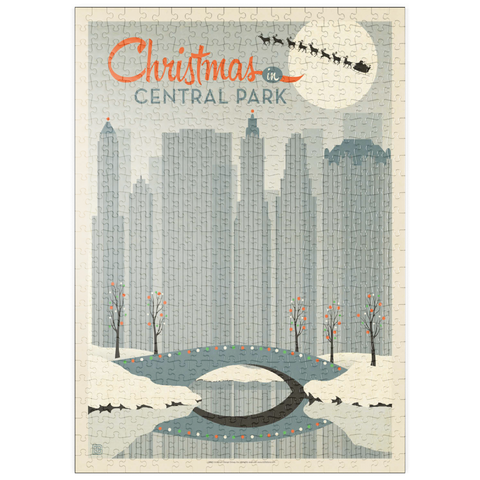 puzzleplate Christmas in Central Park 500 Puzzle