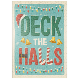 Darstellung des Puzzle-Motivs Deckt die Hallen! Vintage Poster – Puzzleteile: 500