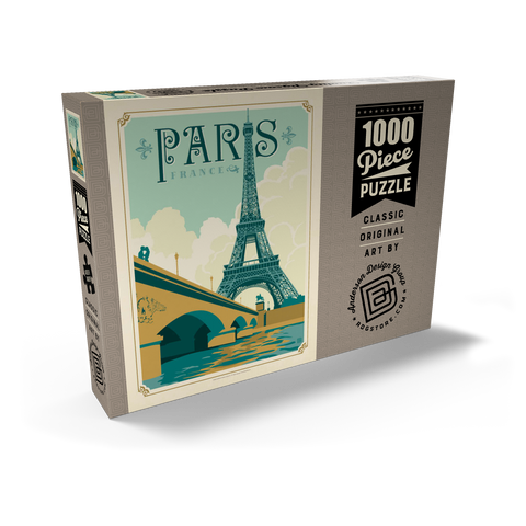 France: Paris 1000 Puzzle Schachtel Ansicht2