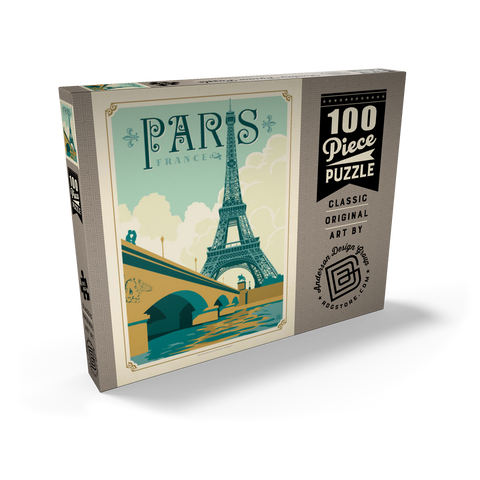 France: Paris 100 Puzzle Schachtel Ansicht2