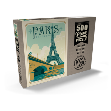 France: Paris 500 Puzzle Schachtel Ansicht2